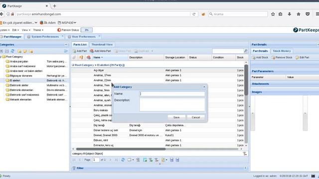 Partkeepr'da kısa bir tur смотреть онлайн