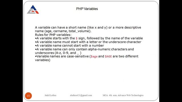 Echo and Print in PHP Syntax смотреть онлайн