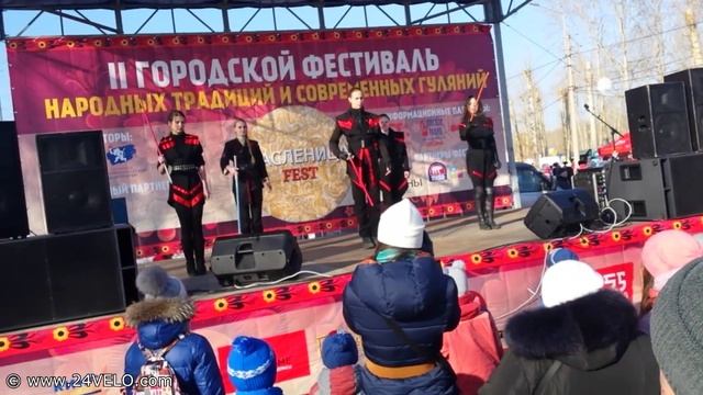 22.02.2015 - Масленица на острове Татышев в Красноярске смотреть онлайн