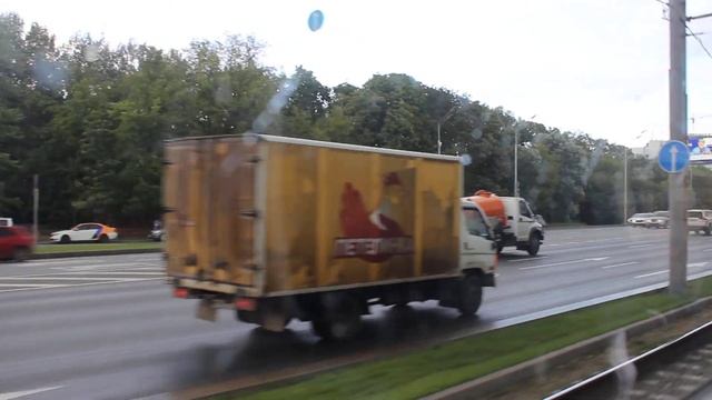 Волоколамское шоссе и Покровское-Стрешнево после "ремонта" путей - едем на "шестерке" смотреть онлайн