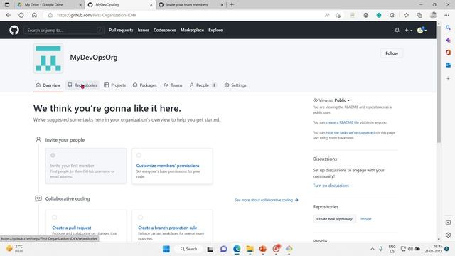 12 GitHub Organization, teams, repository and roles смотреть онлайн