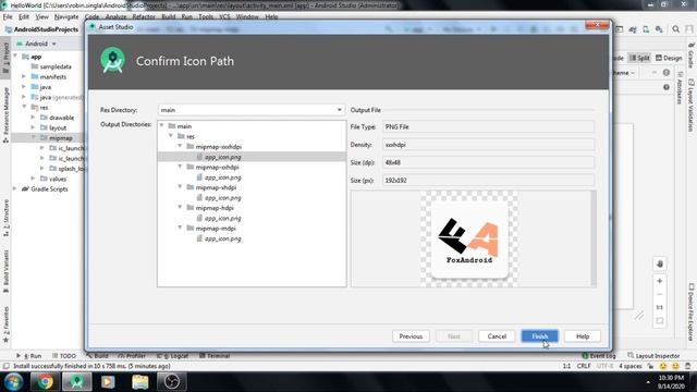 How to change app icon in android studio 2020 смотреть онлайн