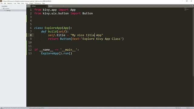Explore kivy App Class смотреть онлайн