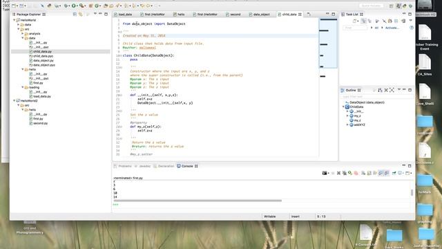 Session 2 Part 3 on Object Oriented Programming with Python смотреть онлайн