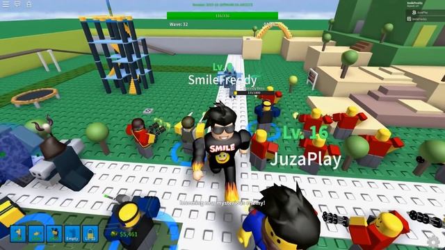 КАК ВЫЖИТЬ ЕСЛИ ТЫ НУБ? НАДО ВЫЖИТЬ И ПОБЕДИТЬ ОРДУ ЗОМБИ! Tower Defense Simulator в Роблокс смотреть онлайн