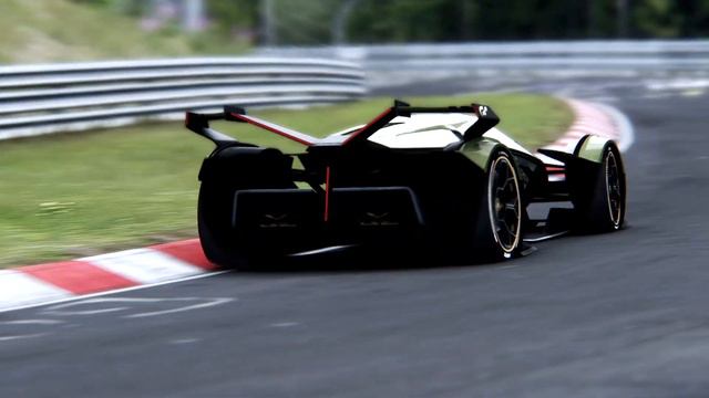 Lamborghini V12 Vision GT vs Maserati MC1 GT1 at Nordschleife смотреть онлайн