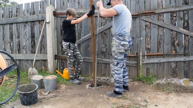 столб из трубы своими руками смотреть онлайн
