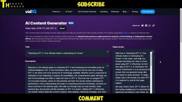Free AI Tools for Youtubers And Content Creators