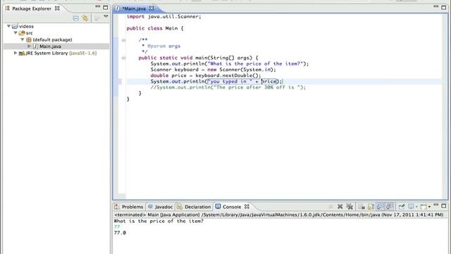 Java Scanner Tutorial смотреть онлайн