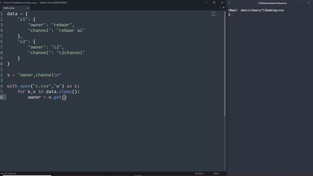 python How to create csv files and save json data in it смотреть онлайн