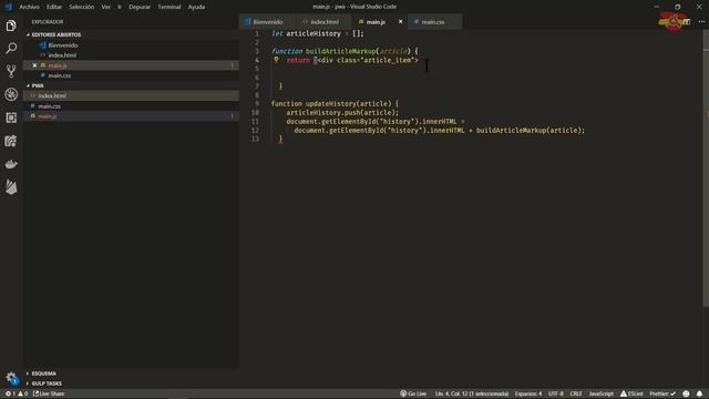 Javascript "The Next Generation". Construir Progressive Web Apps . смотреть онлайн