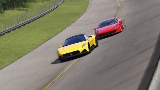 Maserati MC20 vs Ferrari 458 Italia at Monza Full Course смотреть онлайн