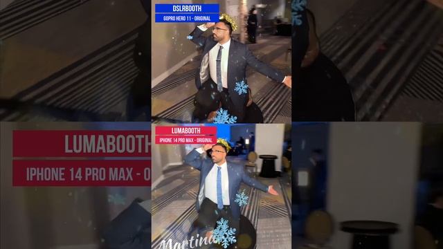 GoPro Hero 11 Vs IPhone 14 Pro Max - 360 Video Booth Camera Comparison