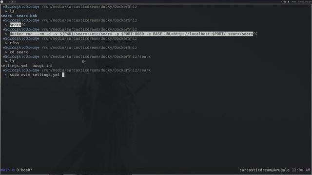 DockerSearx смотреть онлайн