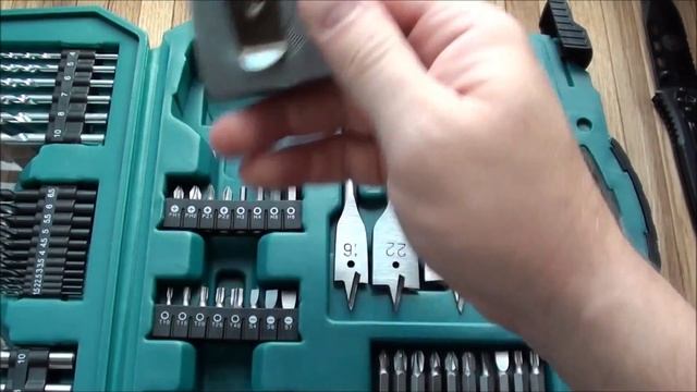 Распаковка.Комплект насадок и свёрел Makita D-47145. смотреть онлайн