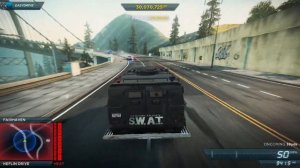 NFS Most Wanted 2012 SWAT Truck Police chase