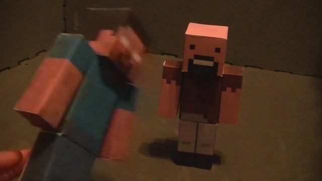 MInecraft Papercraft #3 Notch And Herobrine