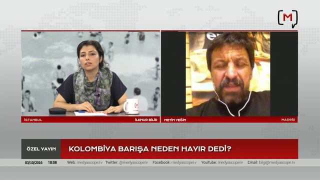 Özel Yayın: Kolombiya Barışa Neden Hayır Dedi? Konuk: Metin Yeğin смотреть онлайн