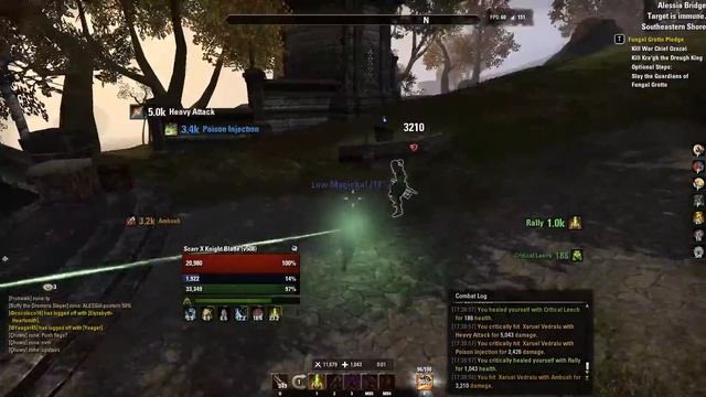 ESO Shadows of the hist Stamina Night Blade PVP vol 1 смотреть онлайн