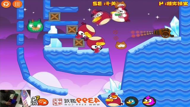 Angry Birds Cannon Birds 2 -SHOOT ALL DIFFERENT BIRDS TO 1000 TNT PIGGIES!