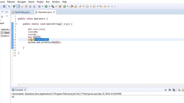 Java Object Oriented Programming & Android App Develop -o_4 Arithmetic Operators in Java смотреть онлайн