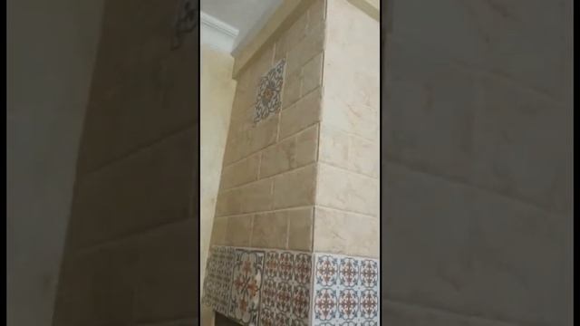Русская печка после кап ремонта. Обложенная плиткой. смотреть онлайн