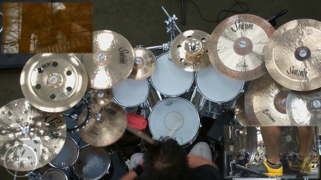 Man in the Box by Alice in Chains Drum Cover by Myron Carlos with drumless track смотреть онлайн