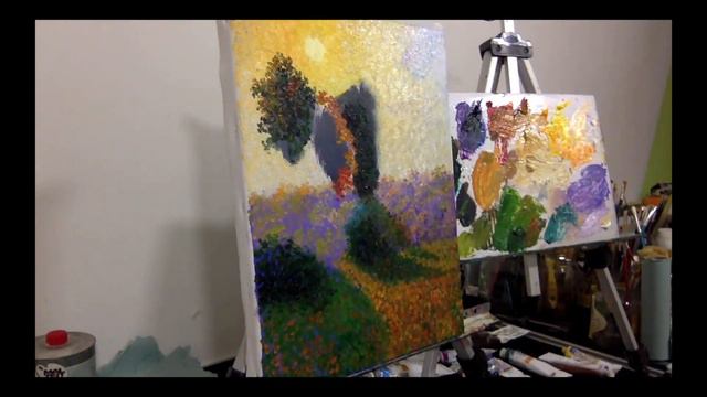 Татьяна Зубова. Пишем маслом Закат на Сент Чарльз. Промо. Tatiana Zubova. Sunset Oilpainting