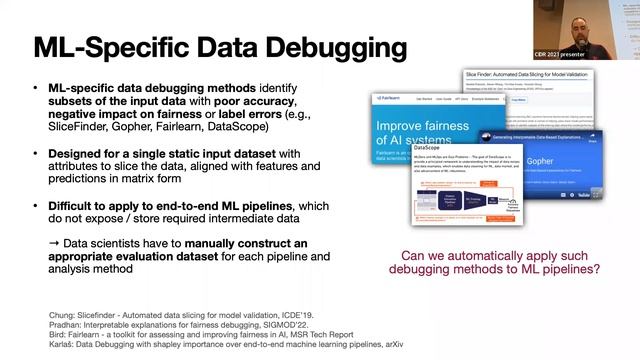 Reconstructing and Querying ML Pipeline Intermediates (CIDR 2023) смотреть онлайн