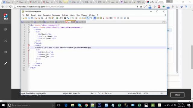 Use MyTokens to Generate HTML Tables with dynamic content coming from SQL Database смотреть онлайн