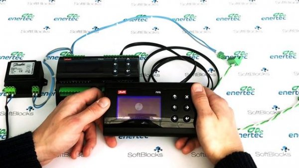 Подключение внешнего дисплея Danfoss MCX / Connecting external display Danfoss MCX