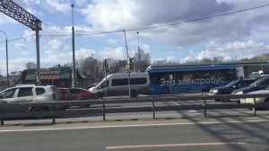 Поездка на автобусе 375 от ВДНХ южной до Платформы Лось