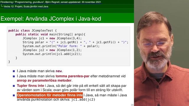 Programmering (2021) vecka 12 del 4: ännu mer Java смотреть онлайн