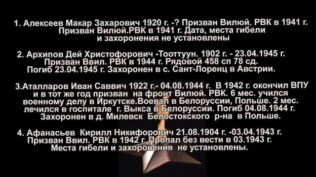 Солдаты, погибшие и без вести пропавшие на фронтах ВОВ смотреть онлайн