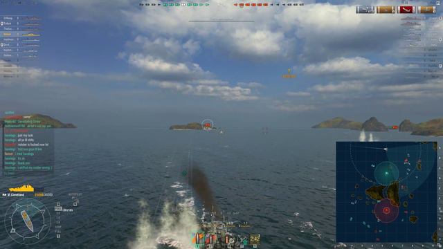 World of Warships - Cleveland The Firestarter! смотреть онлайн