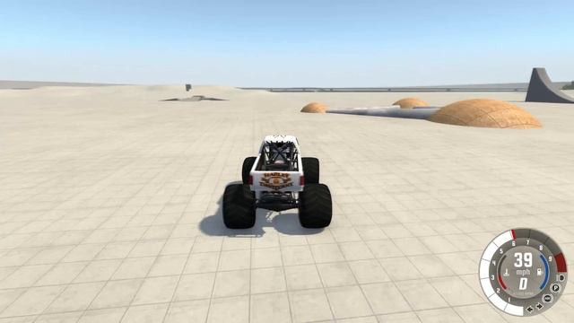 BeamNG.Drive Monster Jam 2; Grid Map смотреть онлайн