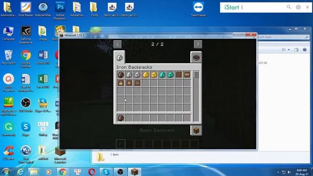 Iron Backpacks Mod 1.12.2/1.10.2/1.7.10 (Crazy Upgrades) for Minecraft PC смотреть онлайн