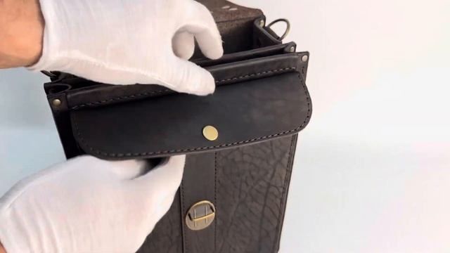 Craffty "Карл 1" - обзор кожаного вертикального портфеля ручной работы смотреть онлайн