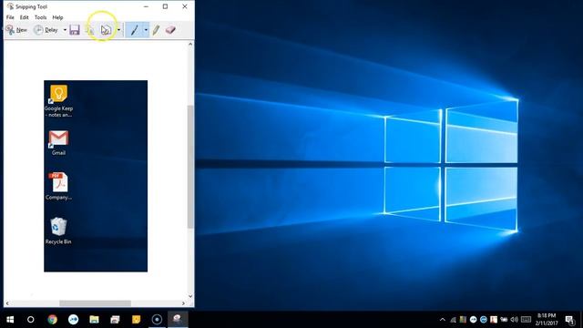 Screenshot with Windows Snipping Tool смотреть онлайн