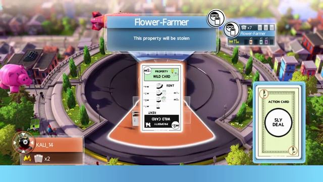 Flower Farmer vs KHALI_14 in Monopoly Deal смотреть онлайн