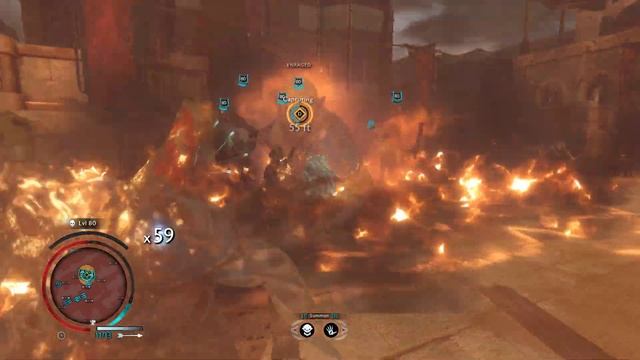 SHADOW OF WAR - UNIQUE BLOODSTOKER OVERLORD BATTLE FOR THE CITADEL IN DESERT смотреть онлайн