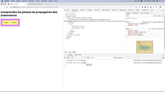 AddEventListener, propagation et arrow functions смотреть онлайн