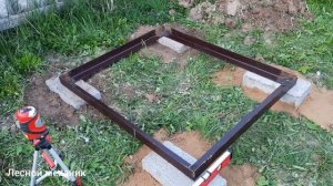 Монтируем еврокуб. Ч1 Подставка на блоки ("табуретка")