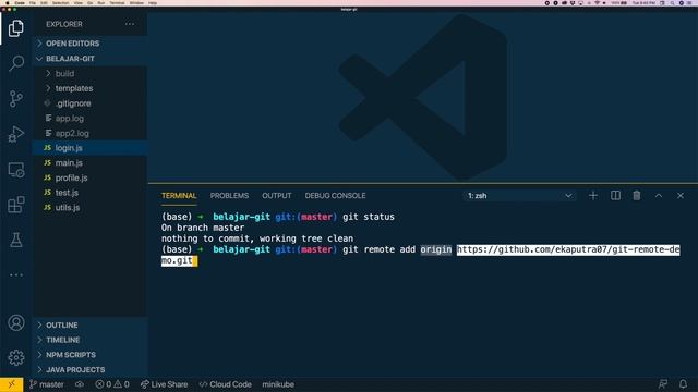 Belajar GIT - Github.com sebagai Remote Repository смотреть онлайн
