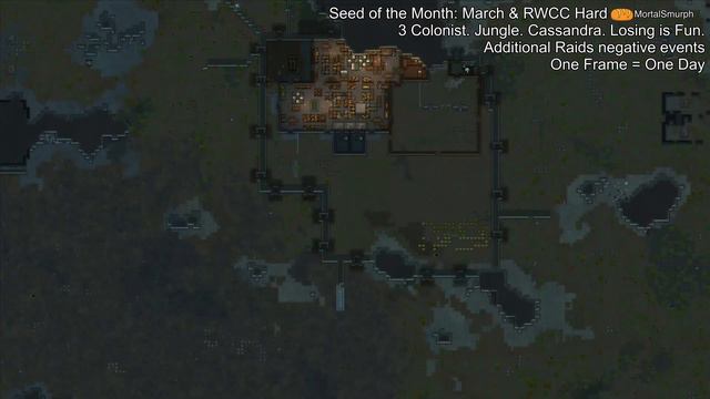High Speed Rimworld. Base Progress. Seed of the Month March & RWCC - Hard. смотреть онлайн