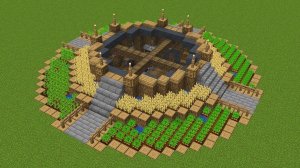 Майнкрафт - Как построить круглый дом. Minecraft