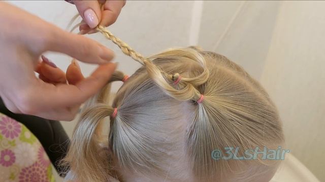 ❤ #простыепрически для детей на короткие тонкие волосы - #прическасердце на день Святого Валентина смотреть онлайн