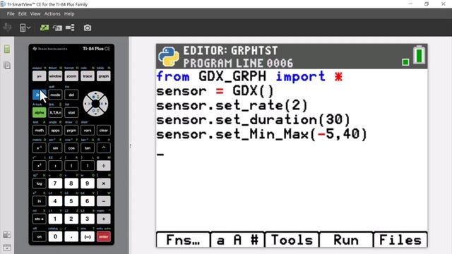 TI-84 Plus CE Python Calculator and Vernier Science Education GDX Wireless Sensors смотреть онлайн