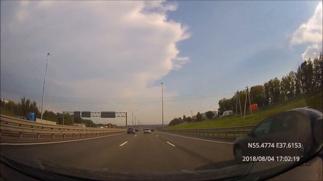 From Moscow to Chekhov / Текстильщики - Чехов 04/08/2018 (timelapse 4x) смотреть онлайн
