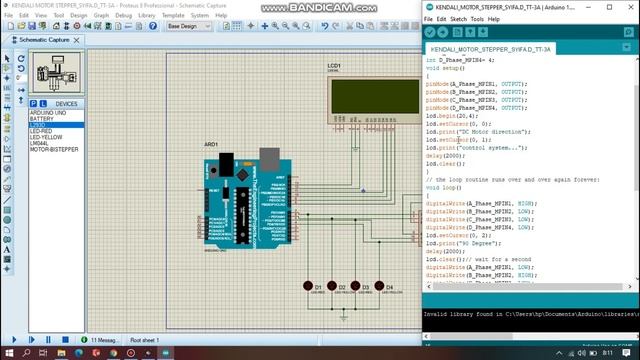 Simulasi Kendali Motor Stepper